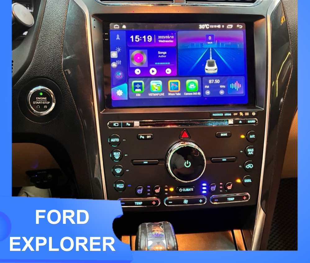 Màn Hình Android & Camera 360 cho xe Explorer 2015-2021 32 Màn Android Explorer 2015 2016 2017 2018 2019 2020 2021