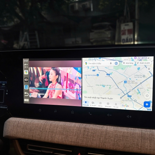 Android box theo xe Xforce