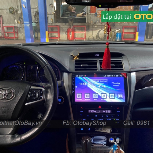 Màn Hình Android Toyota Camry 2015-2019 12 Anh lap dat am hinh Android 4G Morcar tren Camry 2015 2019 tai Otobay My Dinh 2 1