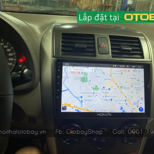 Màn Hình Android Toyota Altis 2007-2013 10 Anh lap dat man hinh Androi 4G Morcar tren Altis 2007 2013 tai otobay My Dinh 3 1