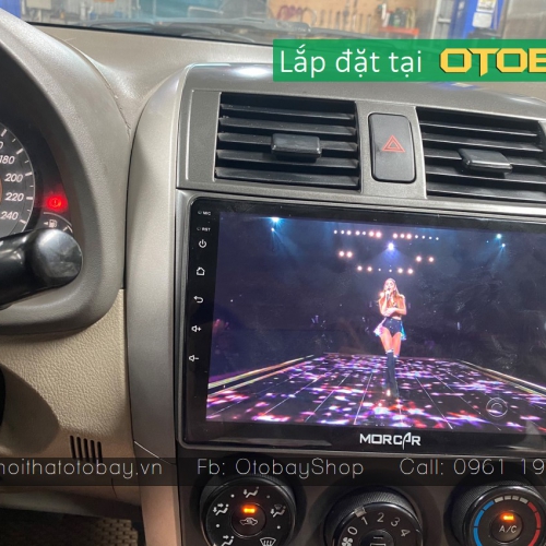 Màn Hình Android Toyota Altis 2007-2013 12 Anh lap dat man hinh Androi 4G Morcar tren Altis 2007 2013 tai otobay My Dinh 5 1