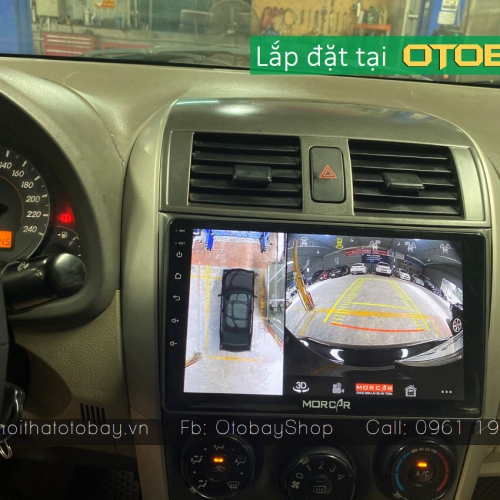 Màn Hình Android Toyota Altis 2007-2013 13 Anh lap dat man hinh Androi 4G Morcar tren Altis 2007 2013 tai otobay My Dinh 6 1