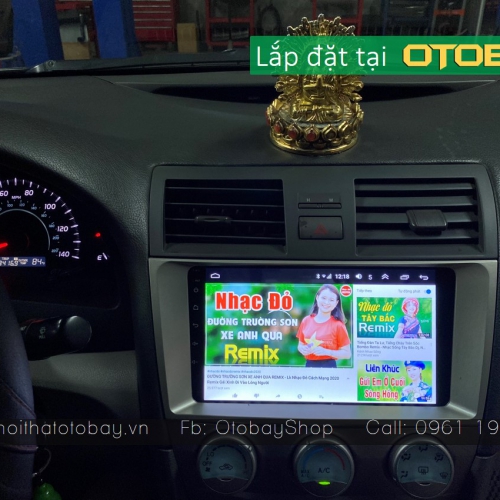 Màn Hình Android Toyota Camry 2007-2011 18 Anh lap dat man hinh Androi 4G Morcar tren Toyota Camry 2007 2011 tai otobay My Dinh 6 1