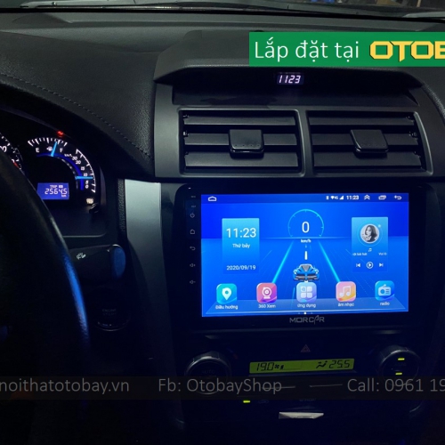 Màn Hình Android Toyota Camry 2012-2014 12 Anh lap dat man hinh Android 4G Morcar tren Camry 2012 2014 tai Otobay My dinh 5 1