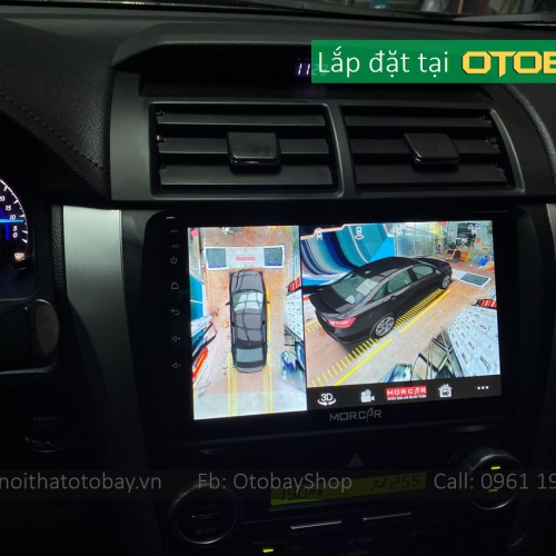 Màn Hình Android Toyota Camry 2012-2014 13 Anh lap dat man hinh Android 4G Morcar tren Camry 2012 2014 tai Otobay My dinh 6 1