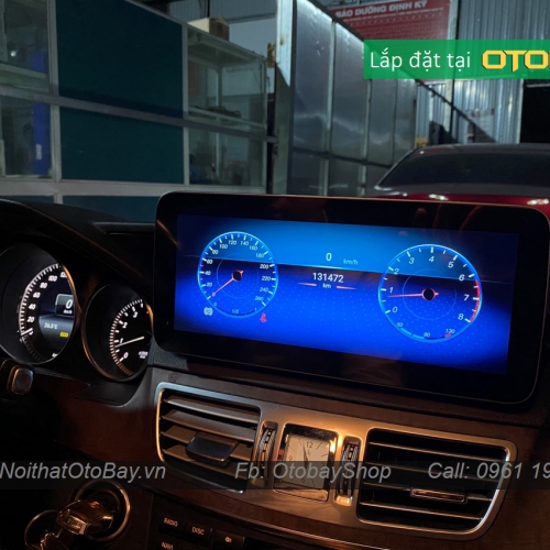 Anh lap dat man hinh Android cho Mercedes E 200 2014 tai otobay my dinh 3