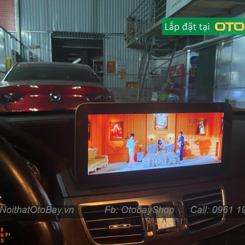 Anh lap dat man hinh Android cho Mercedes E 200 2014 tai otobay my dinh 7