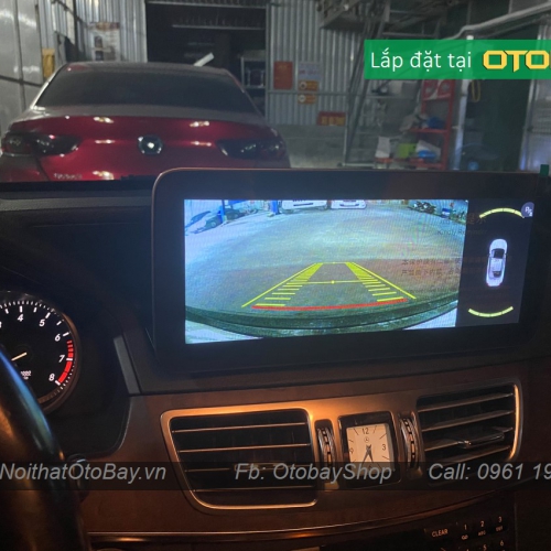 Anh lap dat man hinh Android cho Mercedes E 200 2014 tai otobay my dinh 8