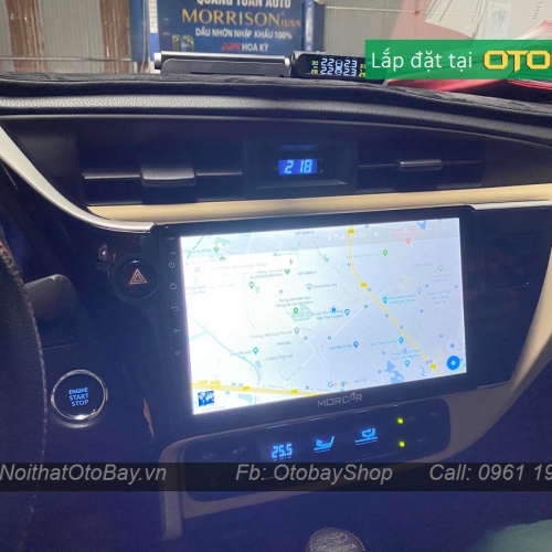 Màn Hình Android Toyota Altis 2017-2019 15 Anh lap dat man hinh android morcar tren altis 2015 2019 tai otobay my dinh 3 1