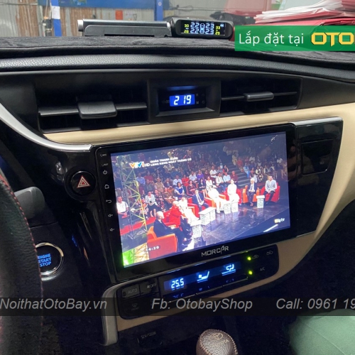 Màn Hình Android Toyota Altis 2017-2019 18 Anh lap dat man hinh android morcar tren altis 2015 2019 tai otobay my dinh 6 1