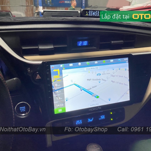 Màn Hình Android Toyota Altis 2017-2019 19 Anh lap dat man hinh android morcar tren altis 2015 2019 tai otobay my dinh 7 1
