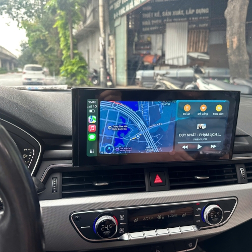 Apple Carplay không dây trên màn hình Android Audi A4