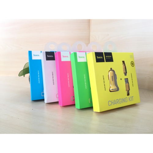 BỘ SẠC XE HƠI HAI CỔNG HOCO Z1 KÈM CÁP USB LIGHTNING 2 BO SAC XE HOI HAI CONG HOCO Z1 KEM CAP USB LIGHTNING tai otobay my dinh4