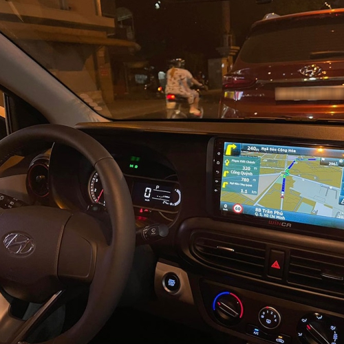 Màn hình Android và camera 360 Hyundai I10 2021-2023