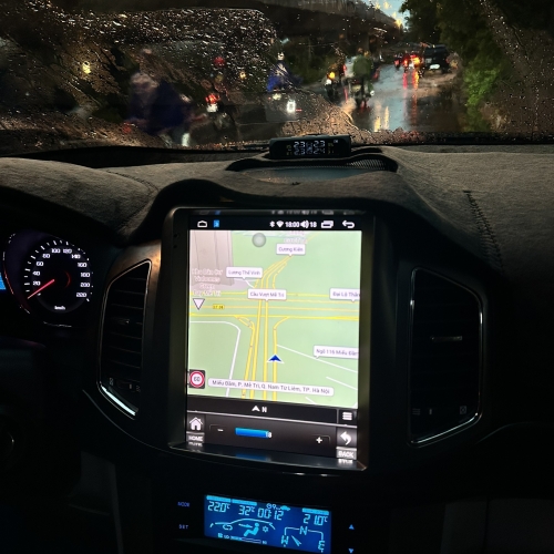 Bản đồ dẫn đường trên màn hình Tesla Captiva 2012-2015