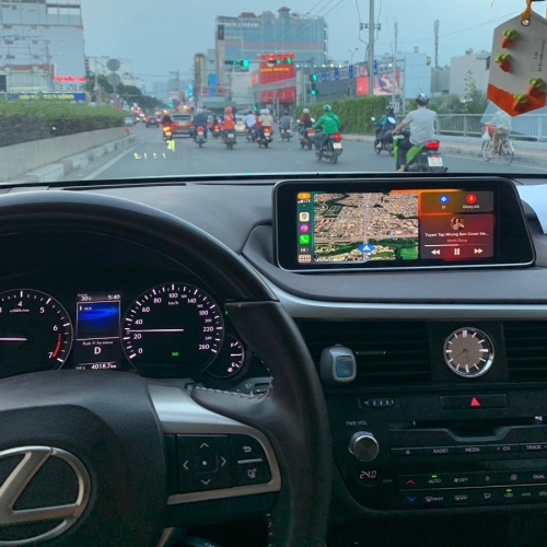 Bản đồ dẫn đường trên màn hình Android Lexus RX 350 2019 12,3