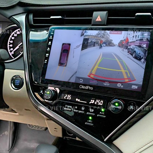 bộ màn hình android và camera 360 Camry 2019 2020 2021