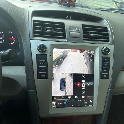 Màn hình Tesla và camera 360 trên Toyota Camry 2007-2011