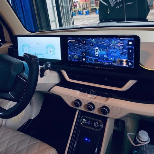 Camera 360 và màn hình Android theo xe VF3 kích thước to nhất