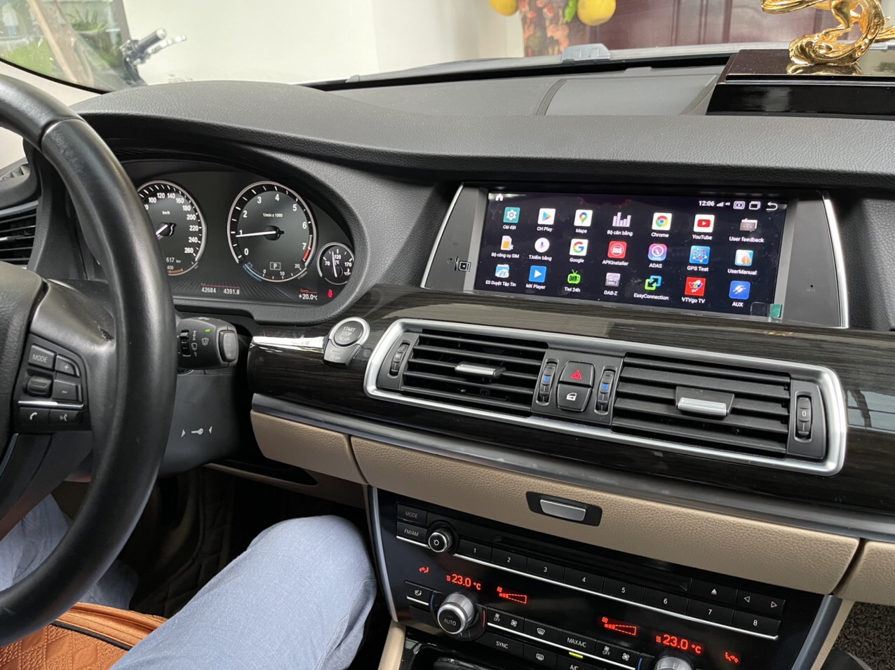 Màn hình Android 10,25" theo xe BMW 5 Series 2010-2017
