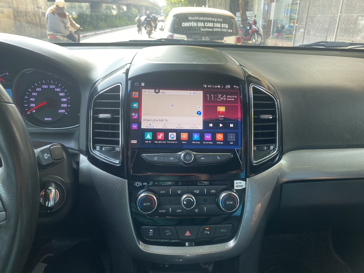 Màn hình Android Chevrolet Captiva 2016-2019 9" âm