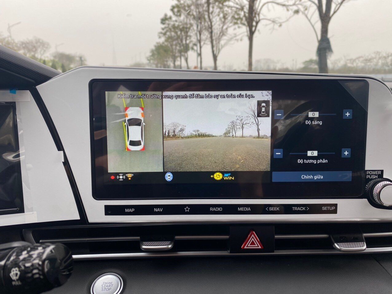 Camera 360 sắc nét cho Hyundai Elantra 2023