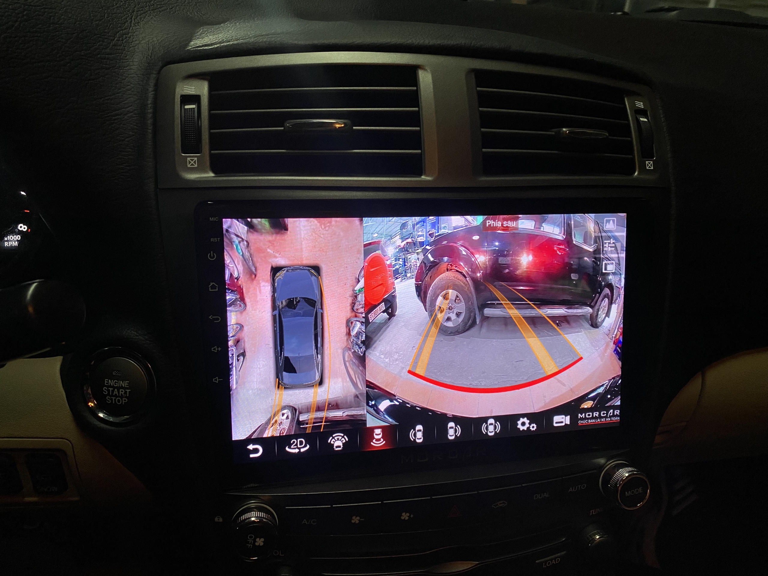 Camera 360 tích hợp màn hình Android cho Lexus IS 2005-2013