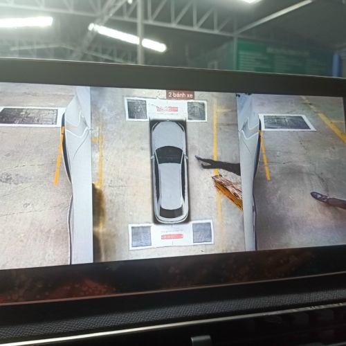 Màn hình android tích hợp camera 360 Peugeot 5008