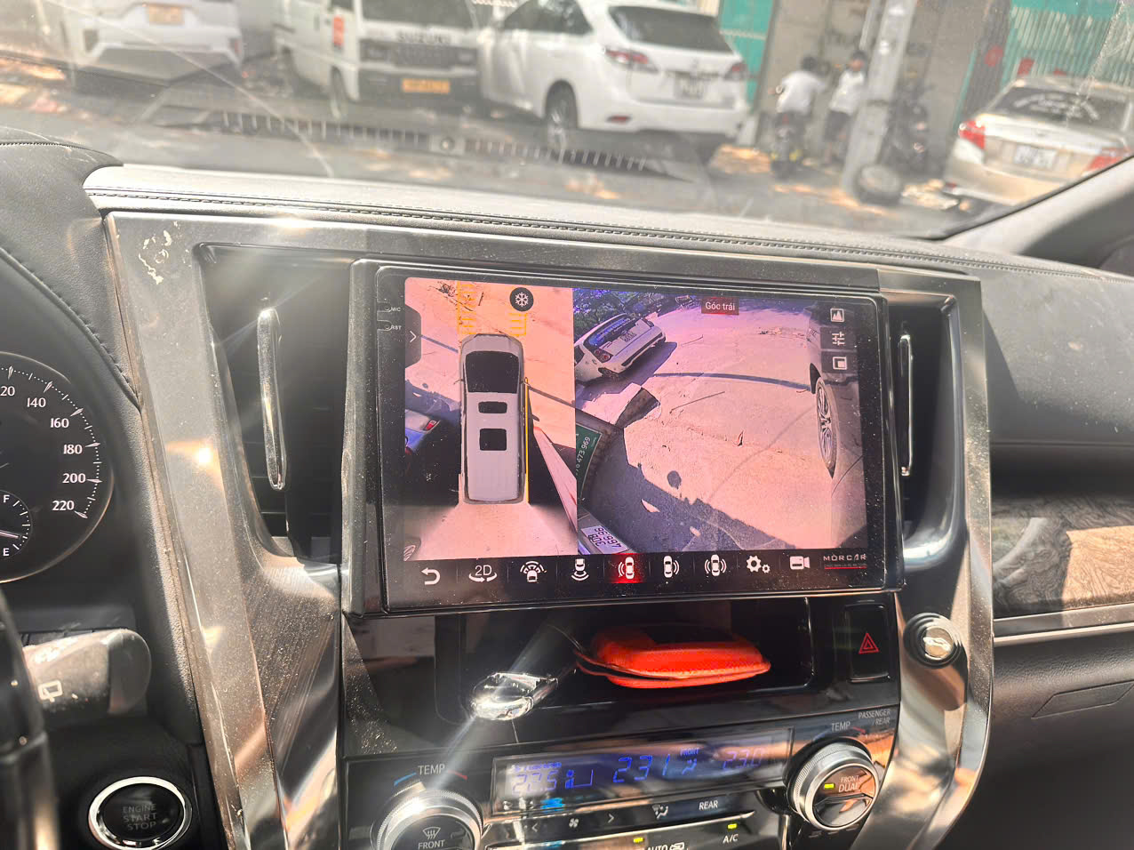 Hệ Thống Màn Hình Android & Camera 360 Cho Alphard 2015-2023 39 Màn hình Android và camera 360 Toyota Alphard