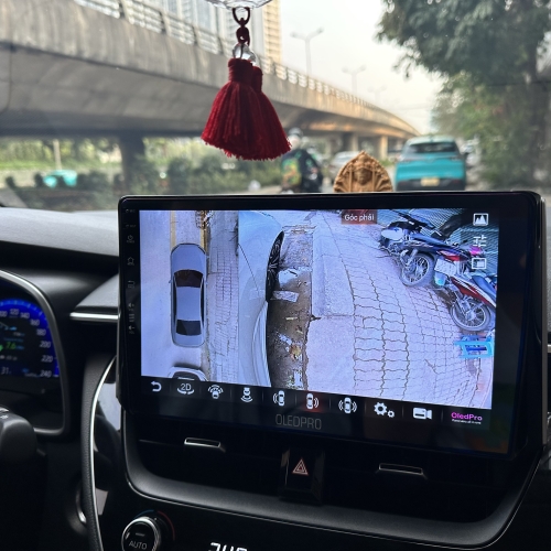 Camera 360 và màn hình Android công nghệ mới nhất trên Toyota Altis 2022-2025