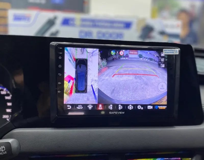 Bộ màn hình Android và camera 360 cho Mitsubishi Xforce
