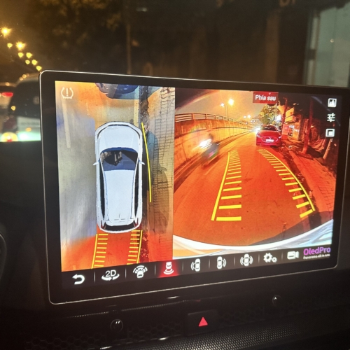 Hệ Thống Màn Hình Android 13 inches và Camera 360 Honda CRV 2023-2025 10 Hệ thống camera 360 Sony 1080 tích hợp màn hình Android 13