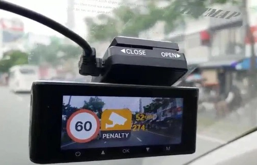 Camera hành trình Vietmap Speedmap M1 cảnh báo giao thông