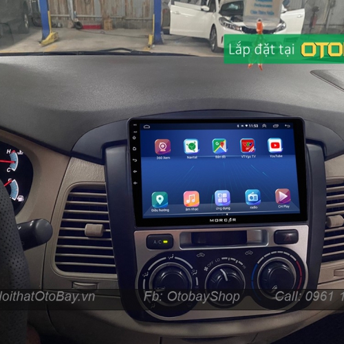 Màn Hình Android Toyota Innova 2007-2015 15 Do Man hinh Morcar Android cho Xe Innova 2007 2015 tai Otobay 2
