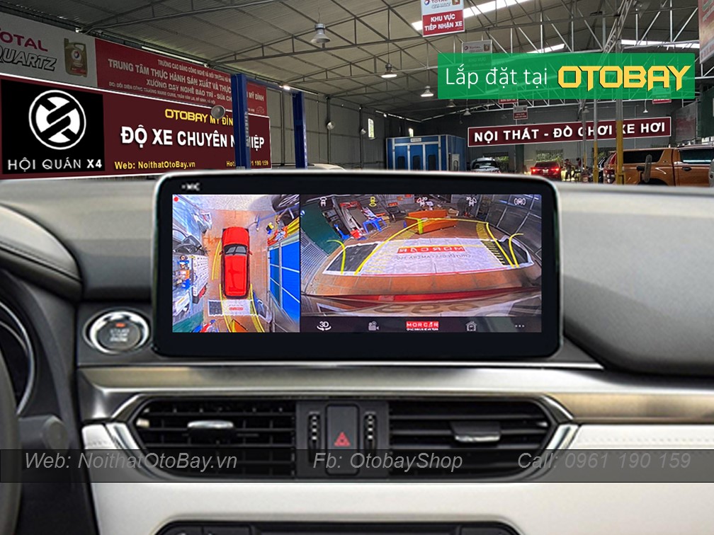 Hệ Thống Màn Hình Android & Camera 360 Cho Xe Mazda 6 2018-2020