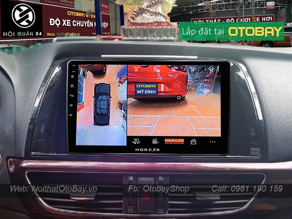 Hệ Thống Màn Hình Android & Camera 360 Cho Xe Mazda CX5 2016-2017