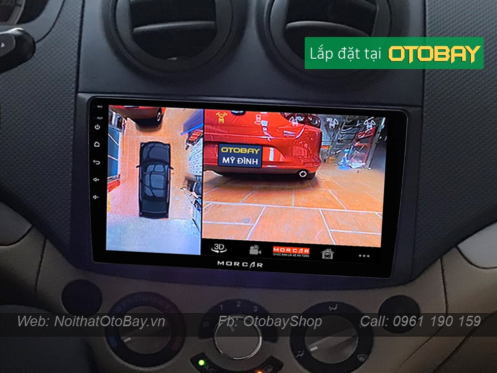 Hệ Thống Màn Hình Android & Camera 360 Cho Xe Aveo 2013-2019
