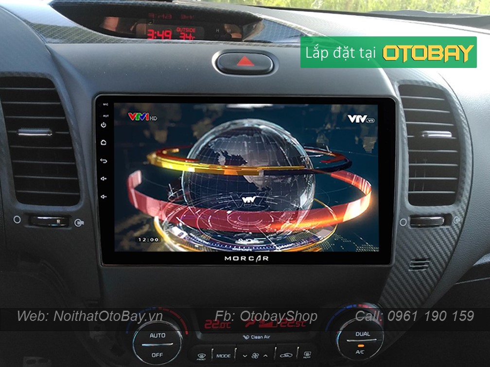 Hệ Thống Màn Hình Android & Camera 360 cho xe Cerato 2013-2017