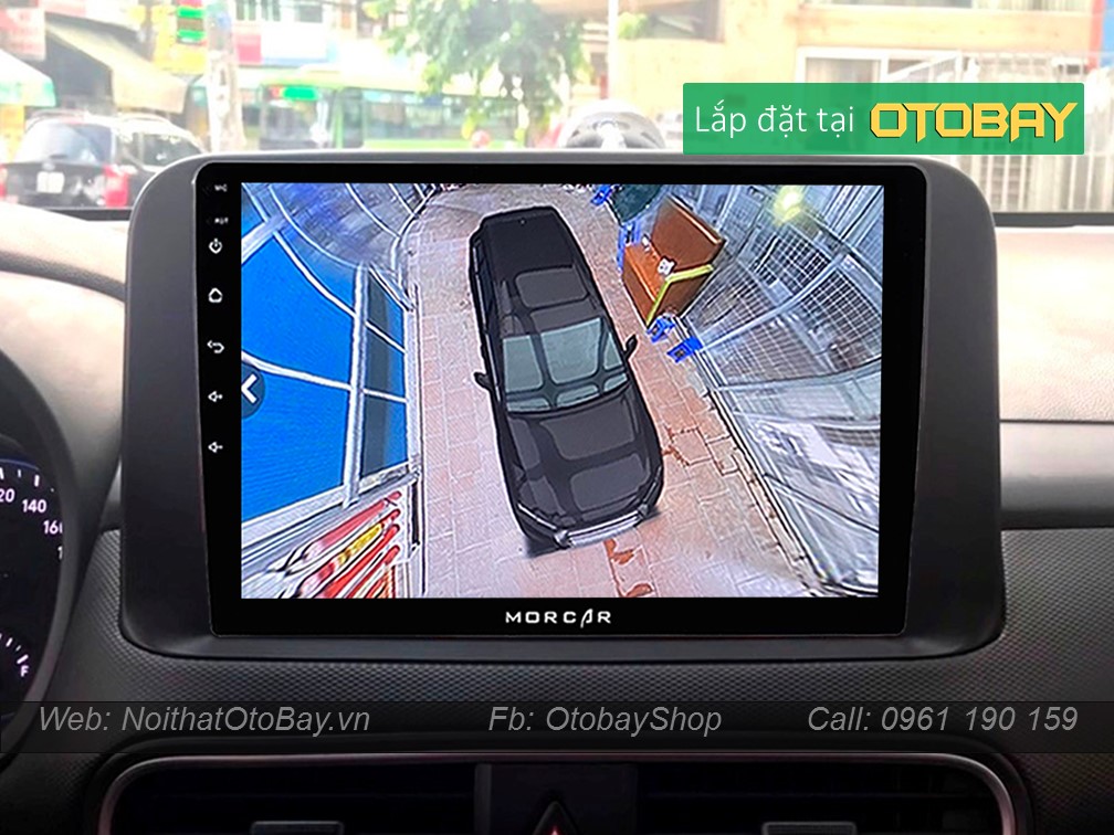 Hệ Thống Màn Hình Android & Camera 360 Cho xe Kona 2018-2020