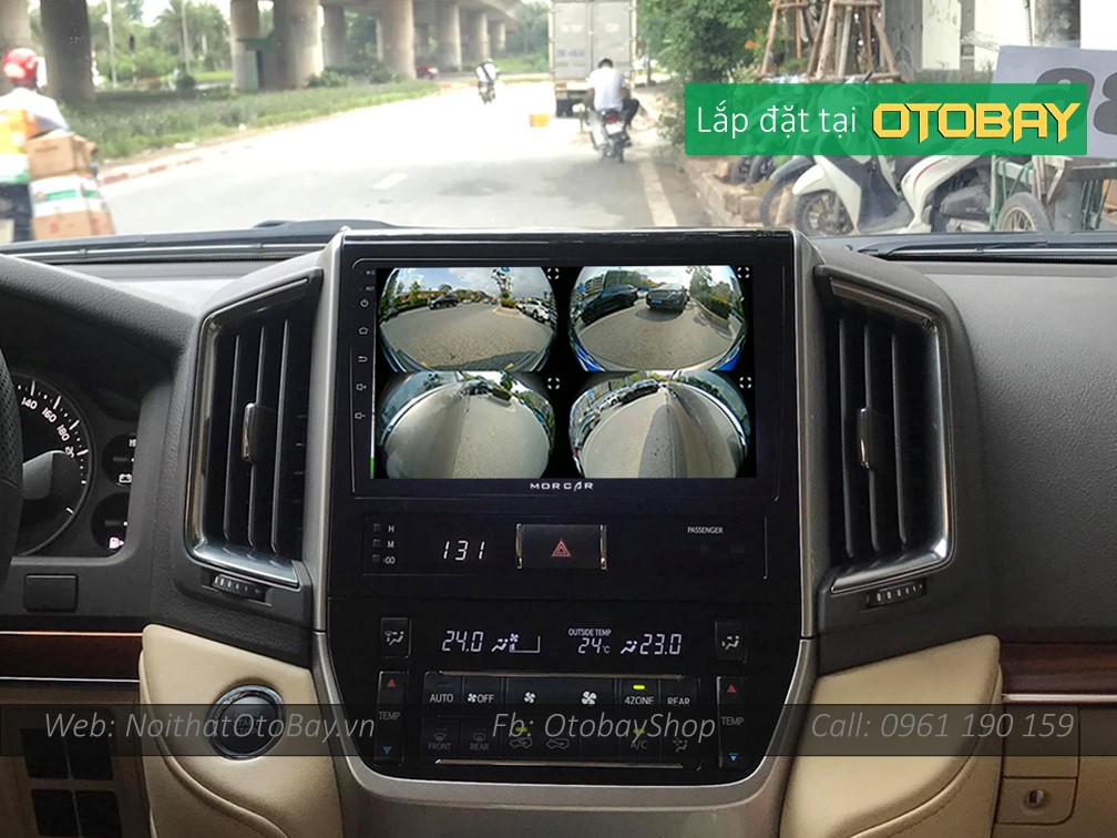 Hệ Thống Màn Hình Android & Camera 360 Cho Land Cruiser 2015-2019