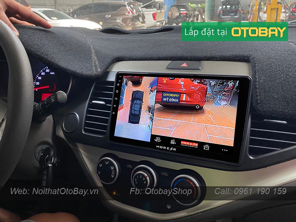 Hệ Thống Màn Hình Android & Camera 360 cho xe Morning 2013-2019