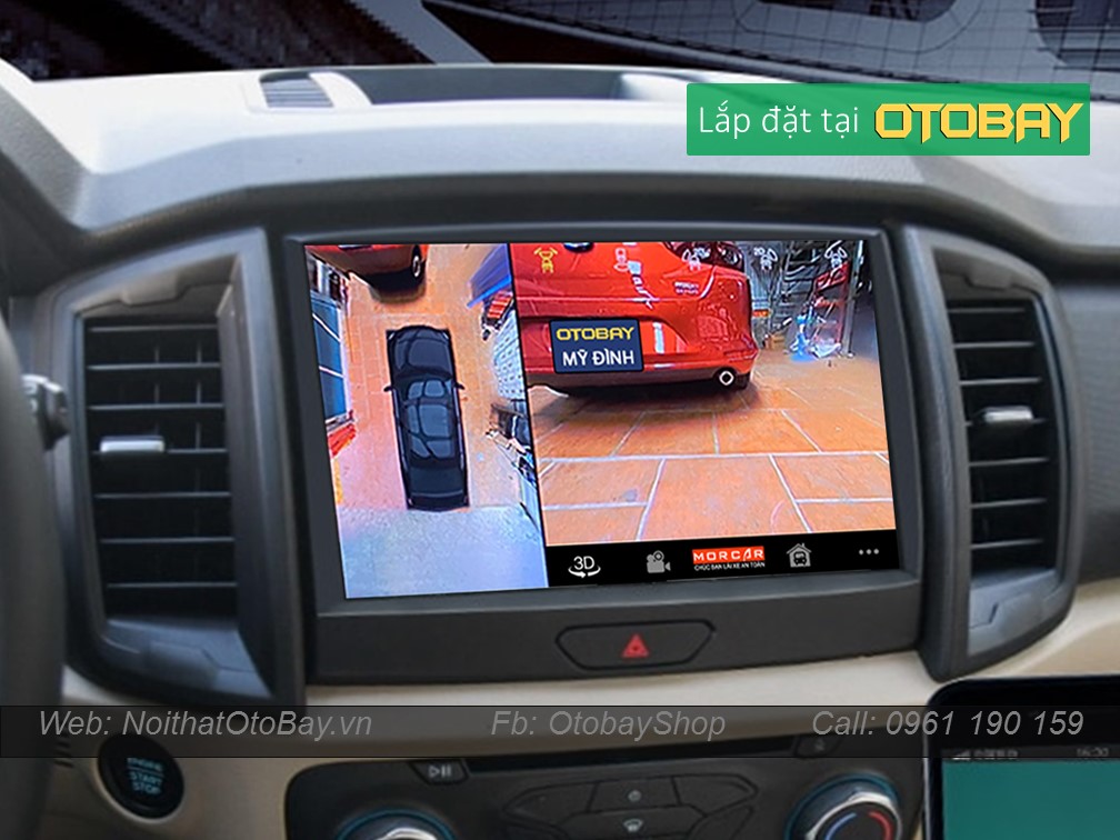 Hệ Thống Màn Hình Android & Camera 360 cho xe Ranger 2020-2021