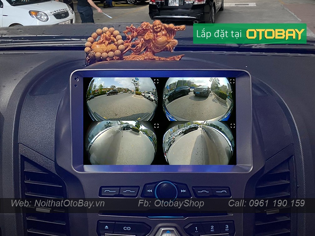 Hệ Thống Màn Hình Android & Camera 360 cho xe Ranger XLS 2011-2016