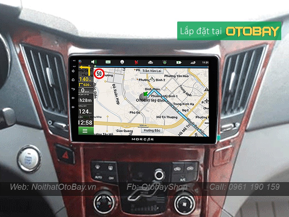 Hệ Thống Màn Hình Android & Camera 360 cho xe Sonata 2009-2014