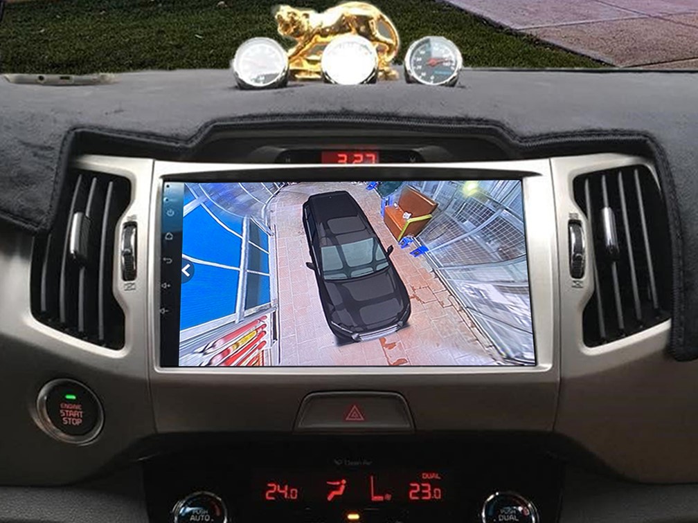 Hệ Thống Màn Hình Android & Camera 360 cho xe Sportage 2010-2017