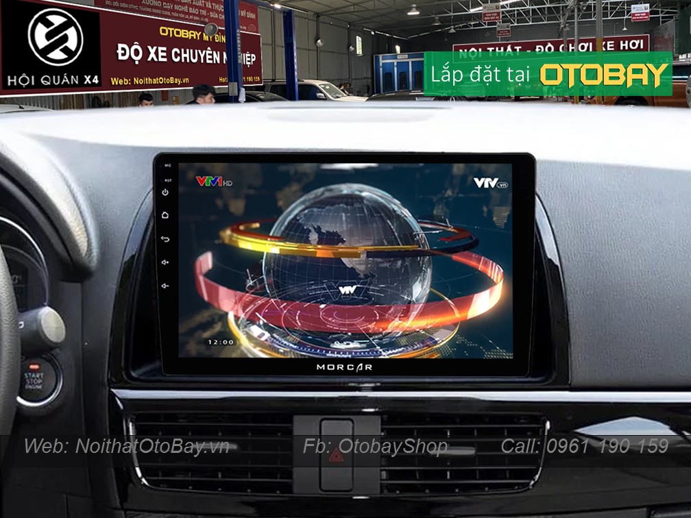 Hệ Thống Màn Hình Android & Camera 360 Mazda CX5 2012-2015