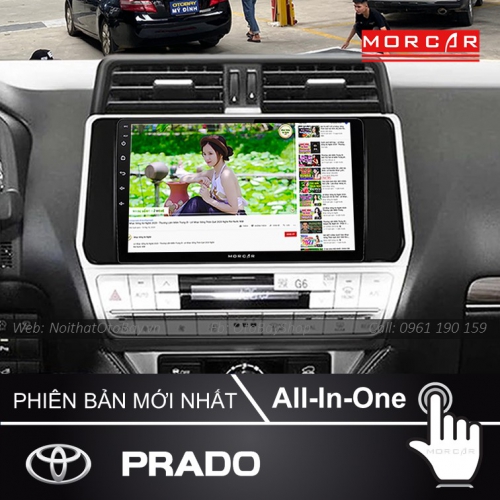 He Thong Man Hinh Android Camera 360 Cho Prado 2018 2020 2