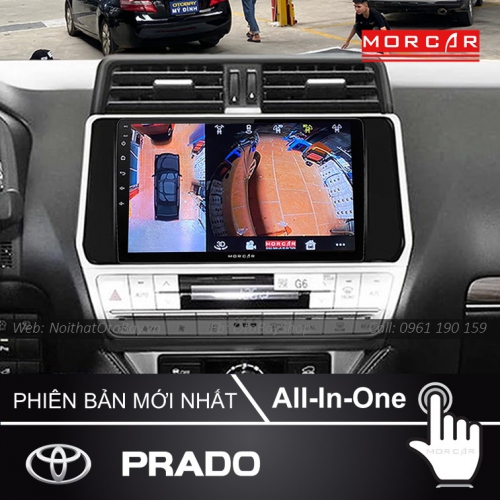 He Thong Man Hinh Android Camera 360 Cho Prado 2018 2020 6