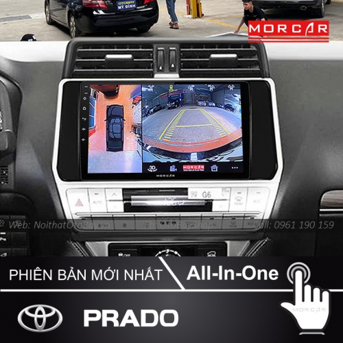 He Thong Man Hinh Android Camera 360 Cho Prado 2018 2020 8