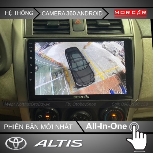 He Thong Man Hinh Android Va Camera 360 Cho Altis 2007 2013 1